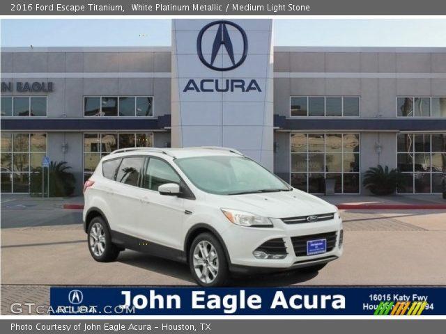 2016 Ford Escape Titanium in White Platinum Metallic