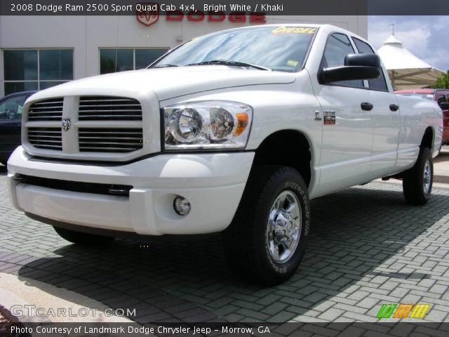 2008 Dodge Ram 2500 Sport Quad Cab 4x4 in Bright White