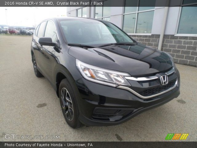 2016 Honda CR-V SE AWD in Crystal Black Pearl