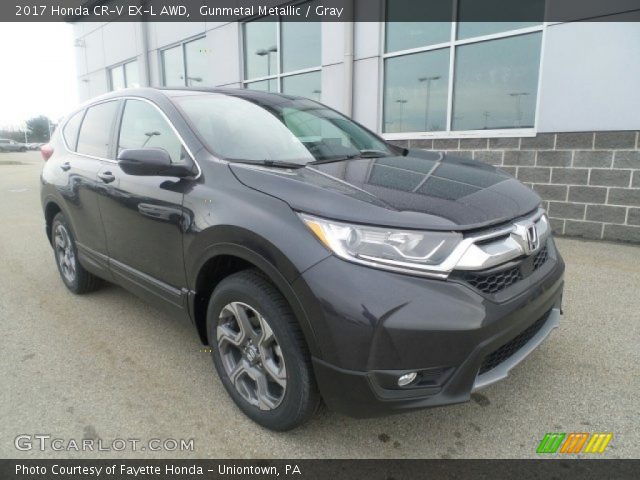 2017 Honda CR-V EX-L AWD in Gunmetal Metallic