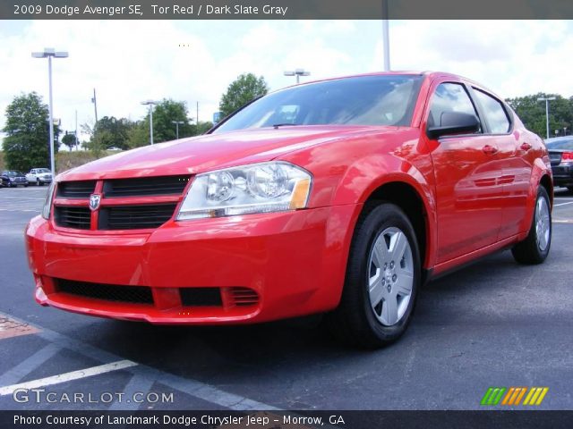 2009 Dodge Avenger SE in Tor Red