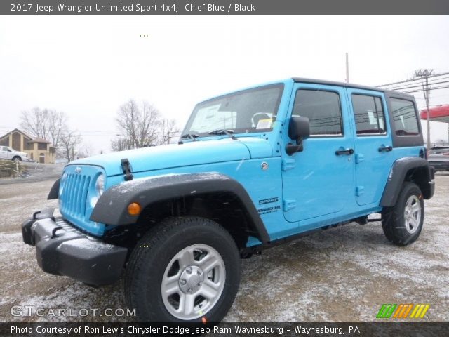 2017 Jeep Wrangler Unlimited Sport 4x4 in Chief Blue