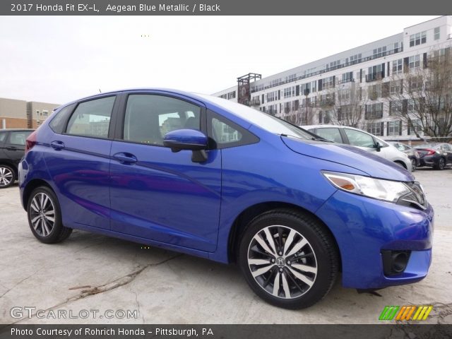 2017 Honda Fit EX-L in Aegean Blue Metallic