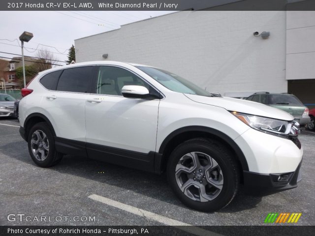 2017 Honda CR-V EX-L AWD in White Diamond Pearl