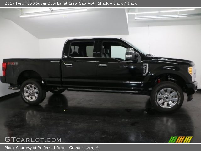 2017 Ford F350 Super Duty Lariat Crew Cab 4x4 in Shadow Black