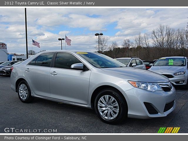2012 Toyota Camry LE in Classic Silver Metallic