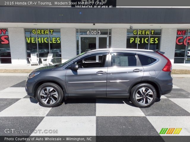 2016 Honda CR-V Touring in Modern Steel Metallic
