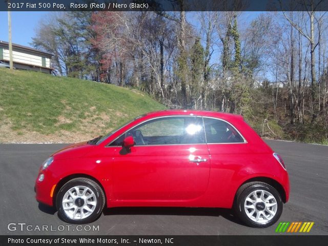 2017 Fiat 500 Pop in Rosso (Red)