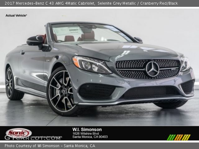 2017 Mercedes-Benz C 43 AMG 4Matic Cabriolet in Selenite Grey Metallic