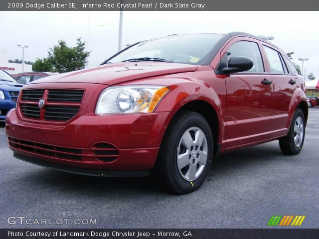 2009 Dodge Caliber SE in Inferno Red Crystal Pearl