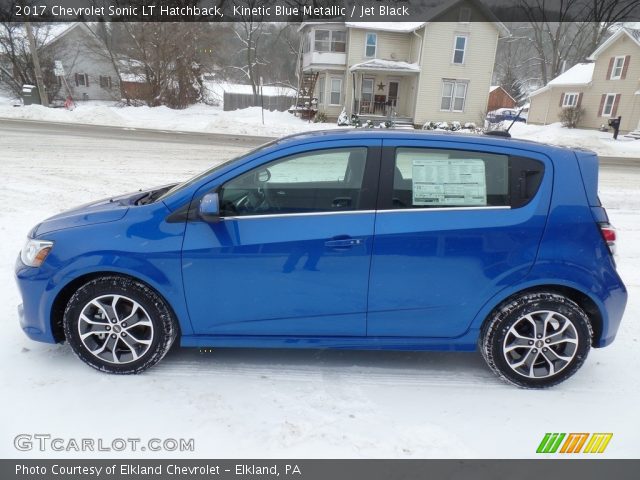2017 Chevrolet Sonic LT Hatchback in Kinetic Blue Metallic