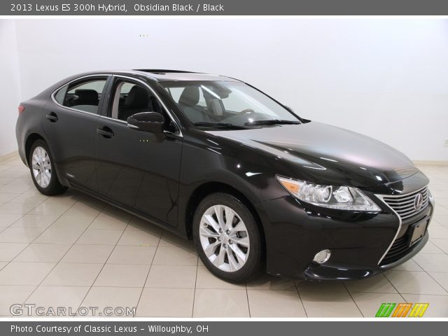 2013 Lexus ES 300h Hybrid in Obsidian Black