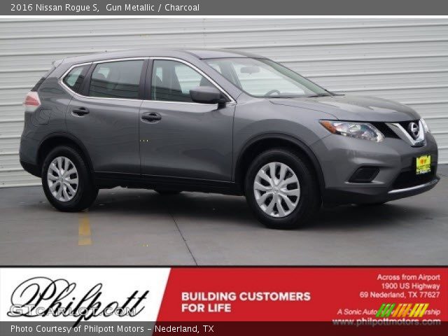 2016 Nissan Rogue S in Gun Metallic