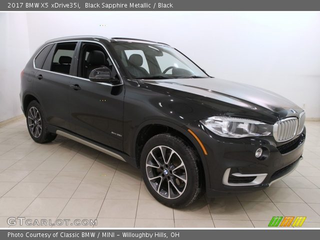 2017 BMW X5 xDrive35i in Black Sapphire Metallic