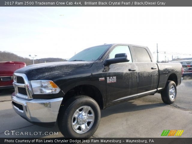 2017 Ram 2500 Tradesman Crew Cab 4x4 in Brilliant Black Crystal Pearl