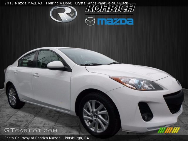 2013 Mazda MAZDA3 i Touring 4 Door in Crystal White Pearl Mica