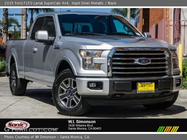 2015 Ford F150 Lariat SuperCab 4x4 in Ingot Silver Metallic