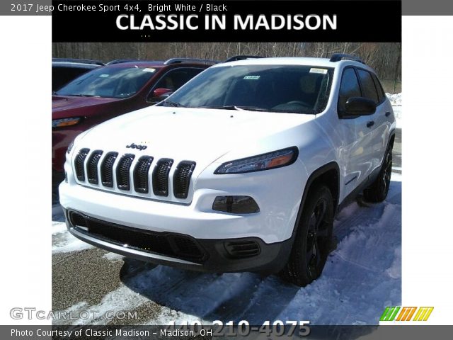 2017 Jeep Cherokee Sport 4x4 in Bright White