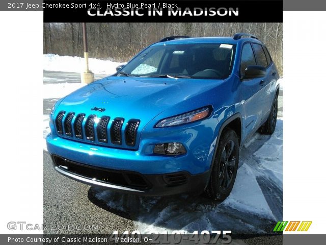 2017 Jeep Cherokee Sport 4x4 in Hydro Blue Pearl