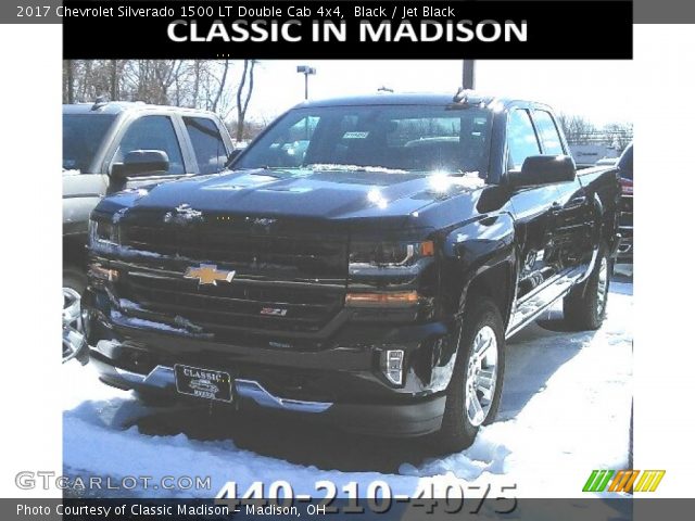 2017 Chevrolet Silverado 1500 LT Double Cab 4x4 in Black