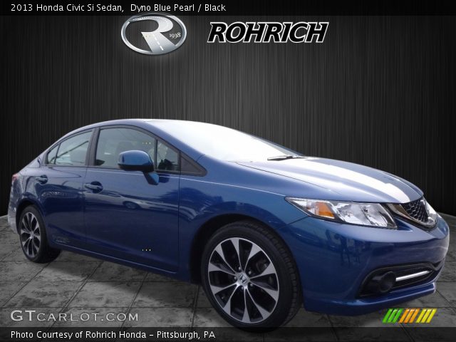 2013 Honda Civic Si Sedan in Dyno Blue Pearl