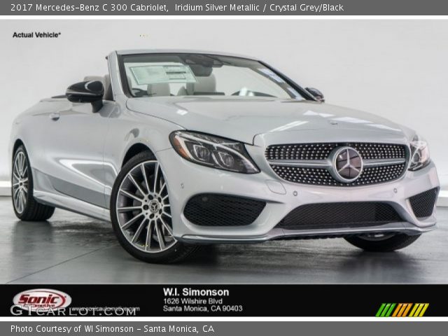 2017 Mercedes-Benz C 300 Cabriolet in Iridium Silver Metallic