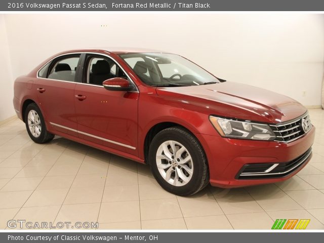 2016 Volkswagen Passat S Sedan in Fortana Red Metallic