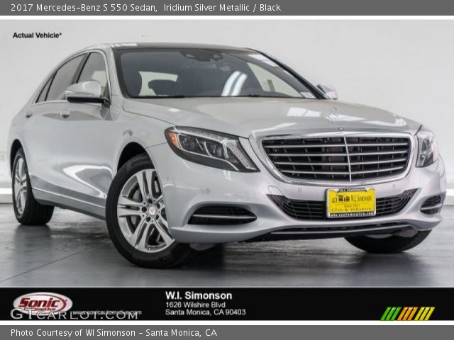 2017 Mercedes-Benz S 550 Sedan in Iridium Silver Metallic