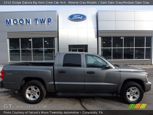 2010 Dodge Dakota Big Horn Crew Cab 4x4 in Mineral Gray Metallic
