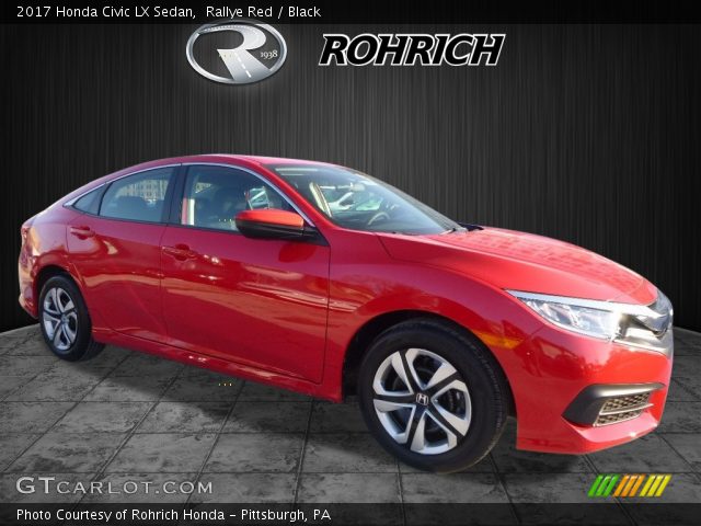 2017 Honda Civic LX Sedan in Rallye Red