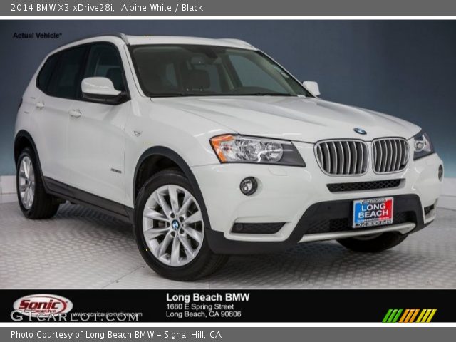2014 BMW X3 xDrive28i in Alpine White