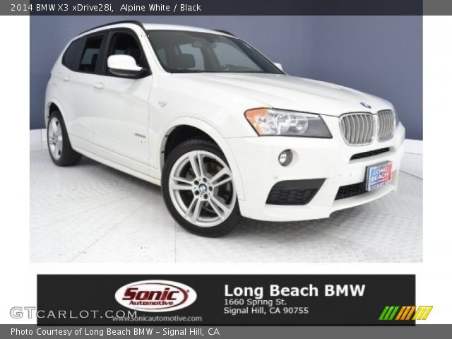 2014 BMW X3 xDrive28i in Alpine White