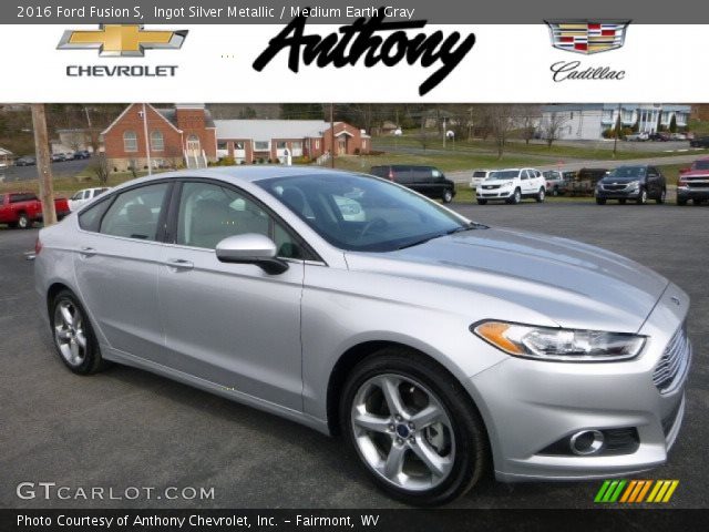 2016 Ford Fusion S in Ingot Silver Metallic