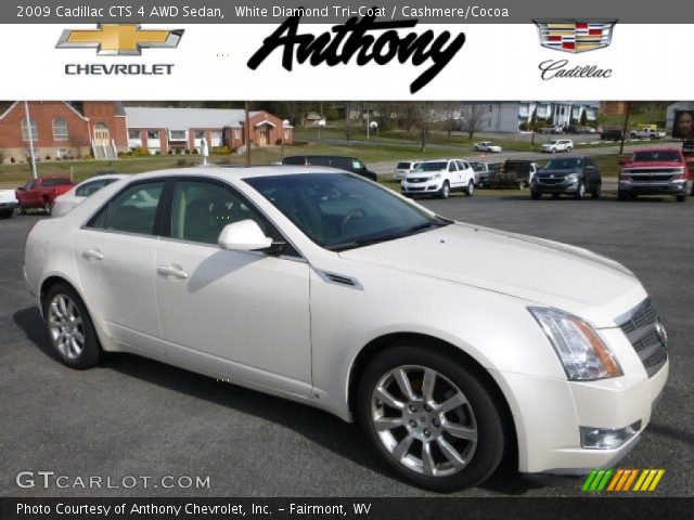 2009 Cadillac CTS 4 AWD Sedan in White Diamond Tri-Coat