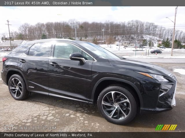 2017 Lexus RX 450h AWD in Obsidian