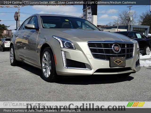 2014 Cadillac CTS Luxury Sedan AWD in Silver Coast Metallic