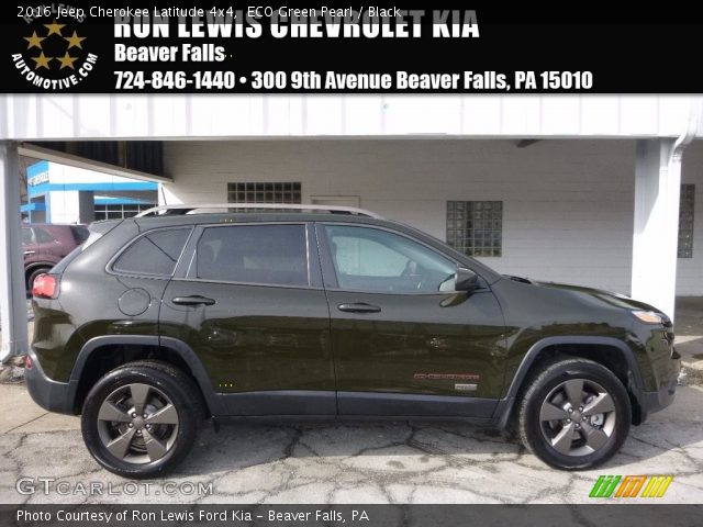 2016 Jeep Cherokee Latitude 4x4 in ECO Green Pearl