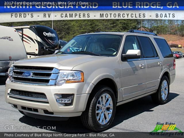 2017 Ford Expedition Limited in White Gold
