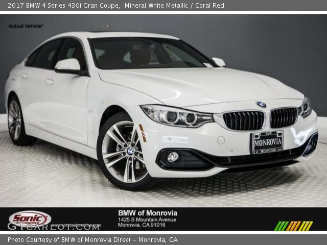 2017 BMW 4 Series 430i Gran Coupe in Mineral White Metallic