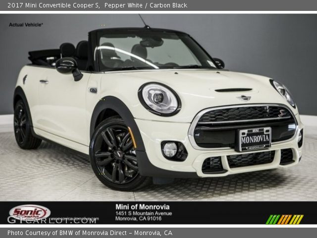 2017 Mini Convertible Cooper S in Pepper White