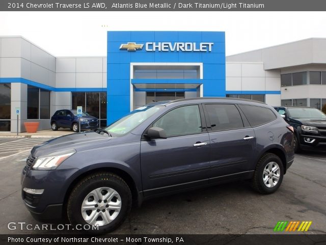 2014 Chevrolet Traverse LS AWD in Atlantis Blue Metallic