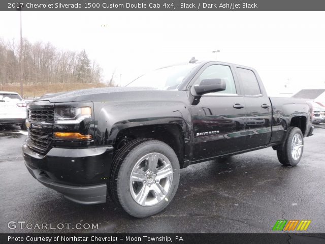 2017 Chevrolet Silverado 1500 Custom Double Cab 4x4 in Black