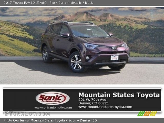 2017 Toyota RAV4 XLE AWD in Black Current Metallic