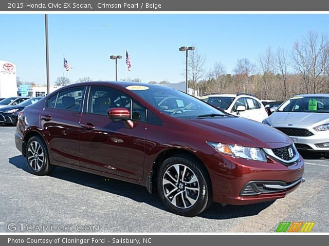 2015 Honda Civic EX Sedan in Crimson Pearl