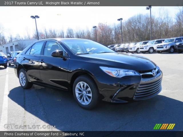 2017 Toyota Camry LE in Midnight Black Metallic