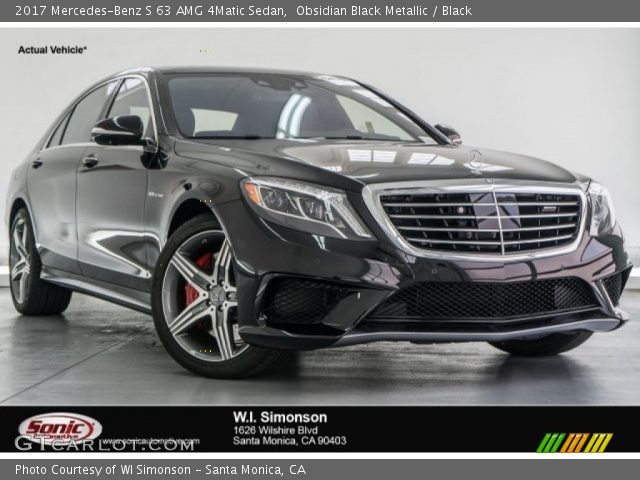 2017 Mercedes-Benz S 63 AMG 4Matic Sedan in Obsidian Black Metallic