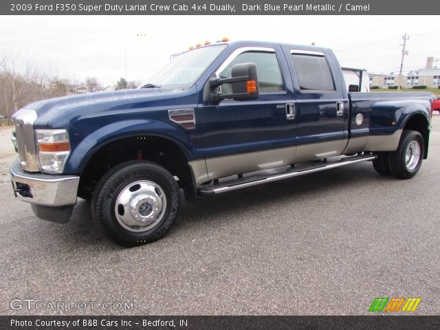 2009 Ford F350 Super Duty Lariat Crew Cab 4x4 Dually in Dark Blue Pearl Metallic