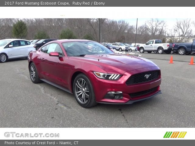 2017 Ford Mustang Ecoboost Coupe in Ruby Red