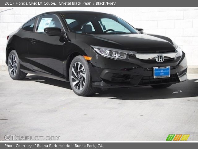 2017 Honda Civic LX Coupe in Crystal Black Pearl