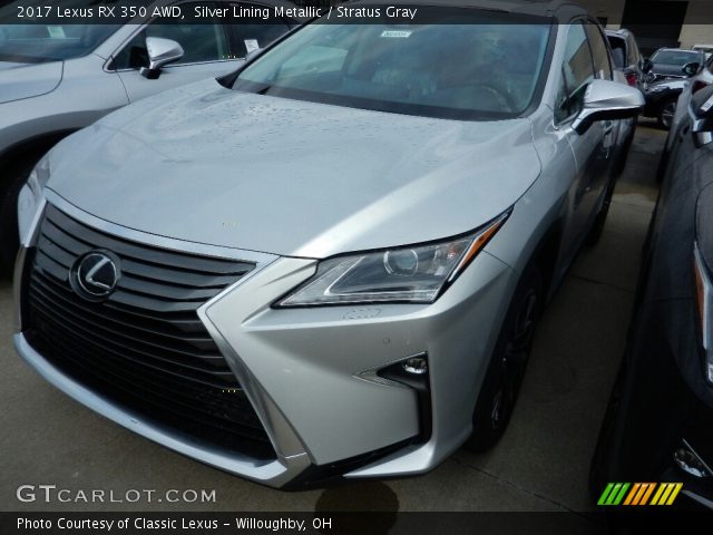 2017 Lexus RX 350 AWD in Silver Lining Metallic